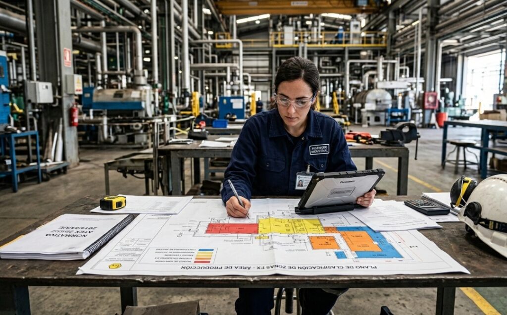 clasificaci&oacute;n de zonas ATEX durante auditor&iacute;a t&eacute;cnica