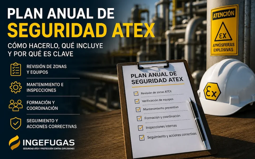 Cómo hacer un plan anual de seguridad ATEX y qué debe incluir