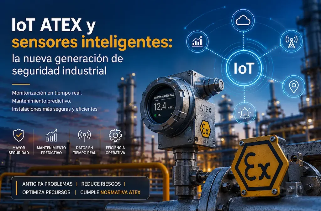 IoT ATEX y sensores inteligentes: cómo transformar la seguridad industrial